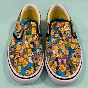 Vans the simpsons collection, brand new, multi-colored, size 9.5 men’s